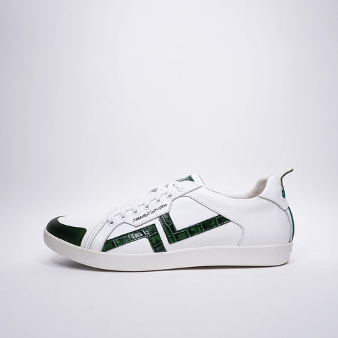 PS-758 WHT/GRNcroco